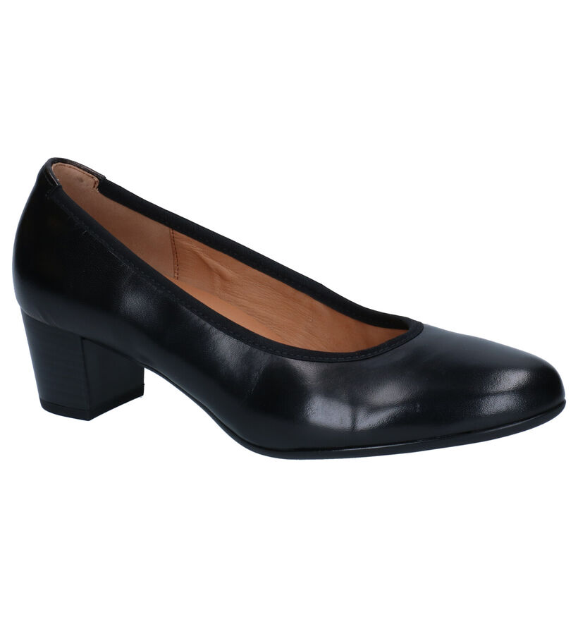 Gabor Sacchetto Zwarte Pumps in leer (282321)