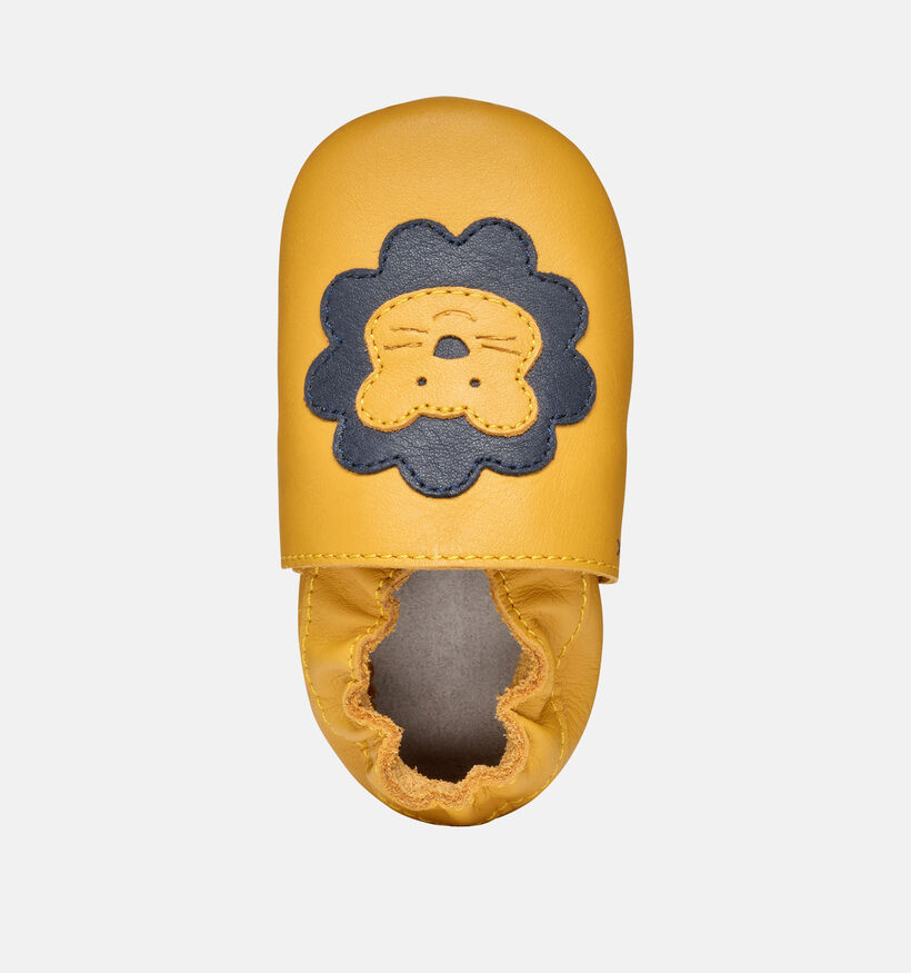 Geox Gloviedoo Chaussons pour bébé en Jaune pour garçons (356344)
