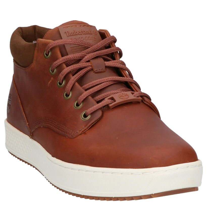 Timberland Cityroam Cupsole Chaussures hautes en Cognac en cuir (253694)