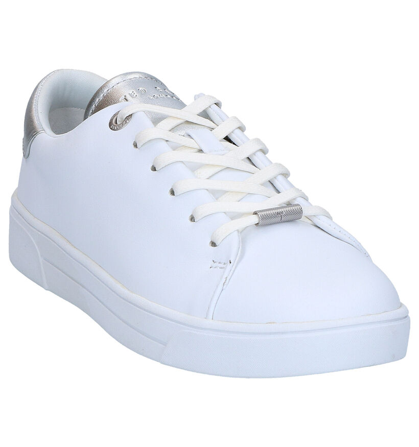 Ted Baker Zenis Witte Veterschoenen in leer (264993)