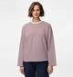 Pieces Sadie Rode/Witte T-shirt met Lange Mouwen voor dames (361139)