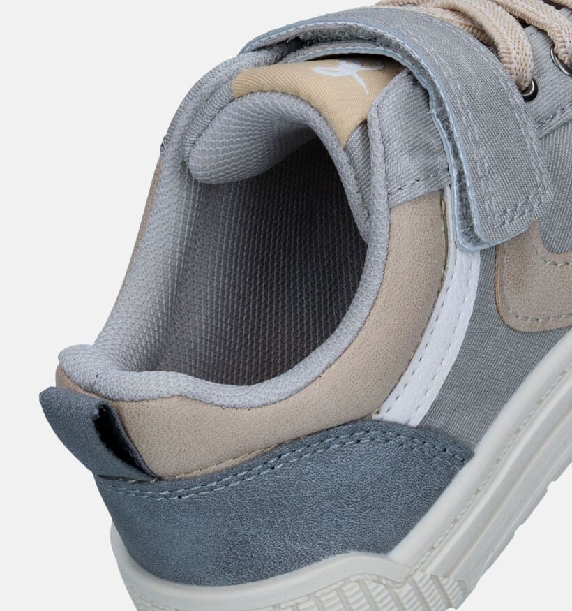 Milo & Mila Chaussures à scratch en Gris pour garçons (338584)