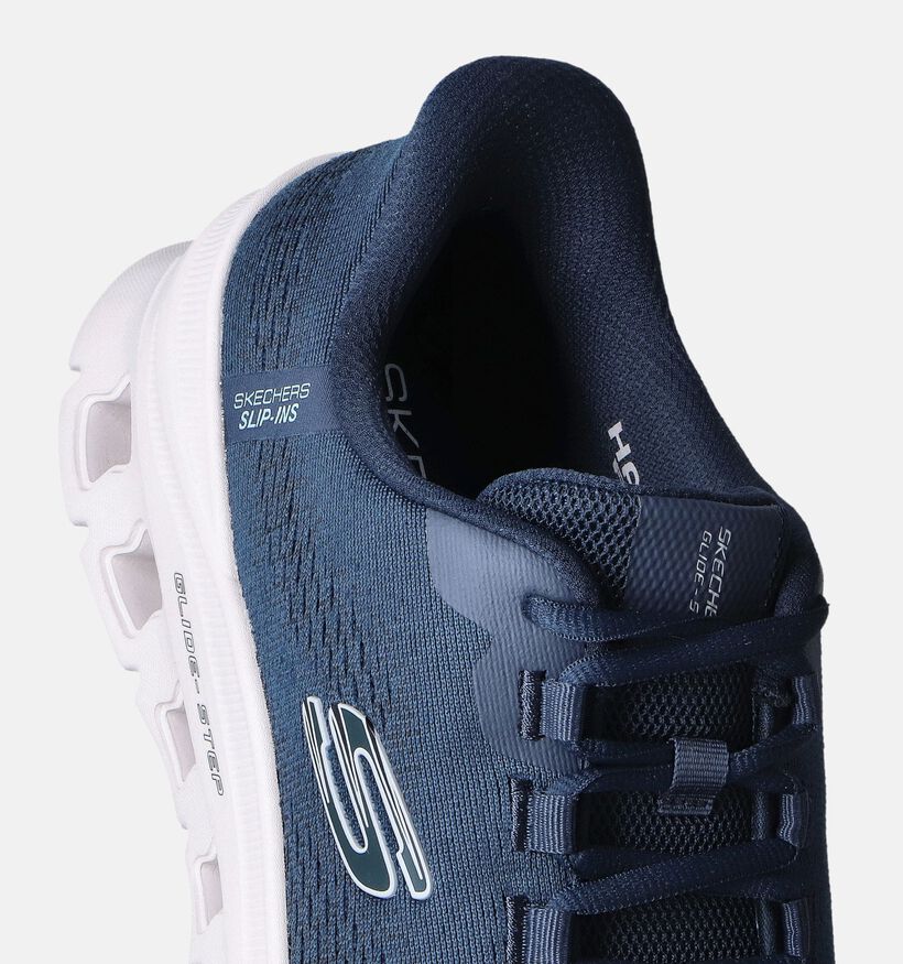Skechers Glipe Step Pro Blauwe Sneakers voor heren (351876)