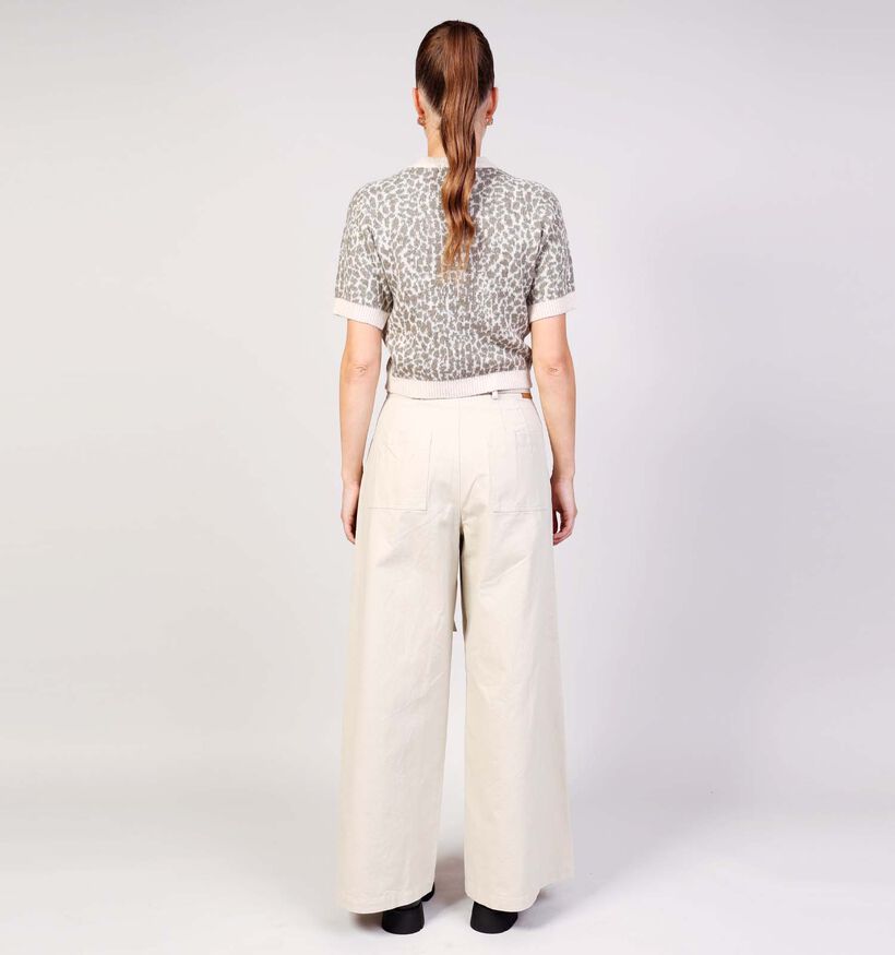 Vero Moda Wow Lichtbeige Trui Korte Mouwen voor dames (364530)