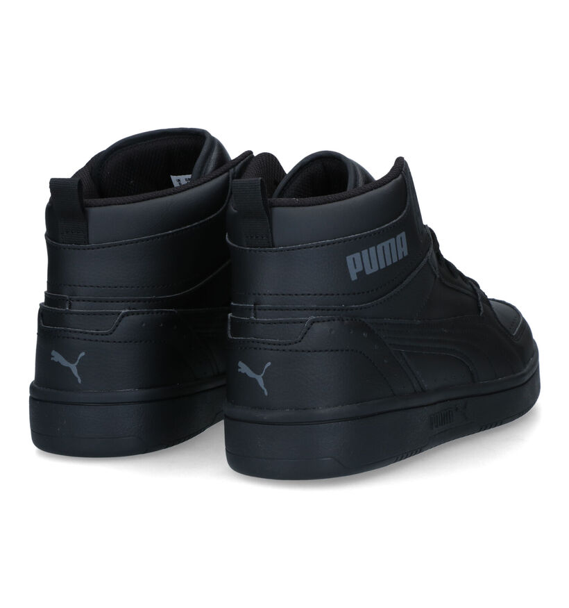 Puma Rebound Joy baskets montantes en Noir pour hommes (318675) - pour semelles orthopédiques