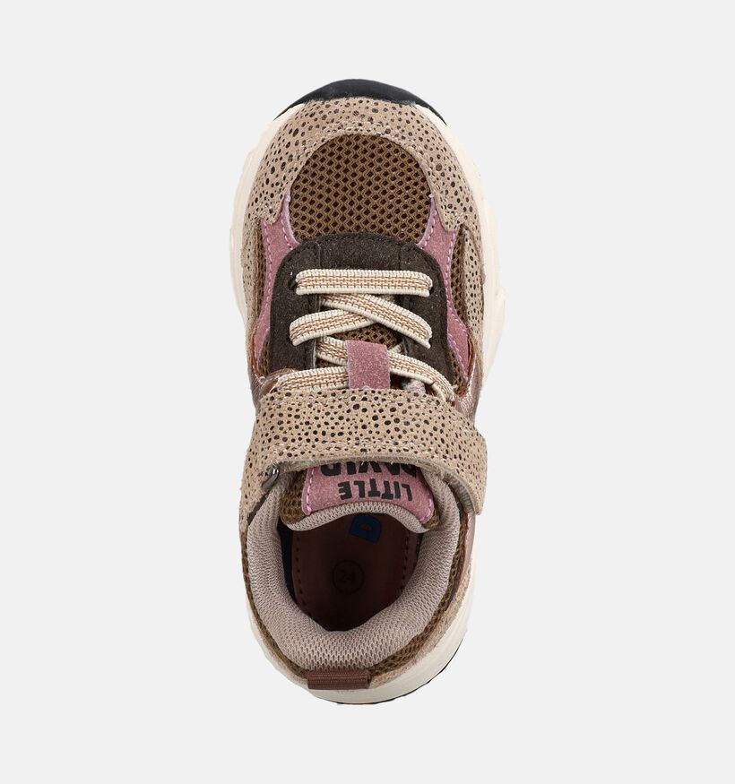 Little David Taupe Sneakers voor meisjes (378835) - geschikt voor steunzolen
