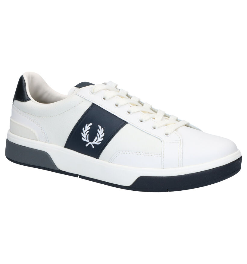 Fred Perry Blauwe Veterschoenen in kunstleer (264236)