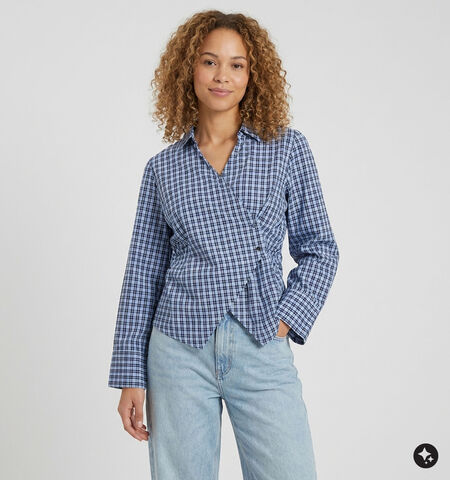 Vila Blouses Blauw