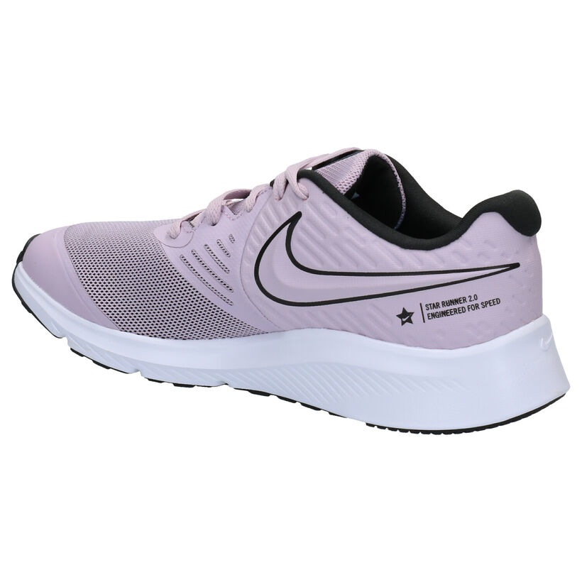 Nike Star Runner Baskets en Noir en textile (283833)