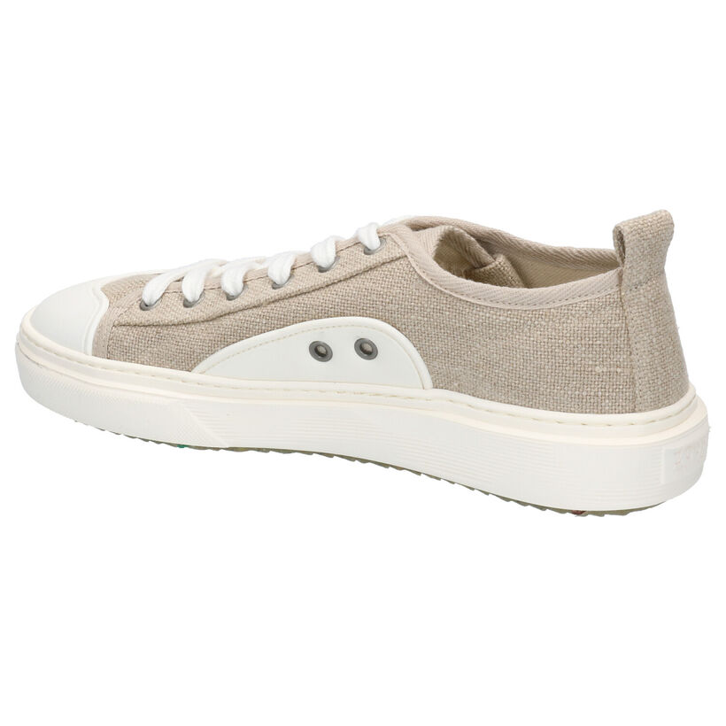 ZOURI Mahi Mahi Taupe Sneakers in stof (275068)