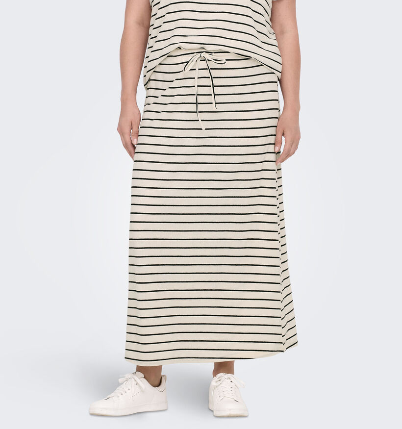 ONLY Carmakoma Jana Ecru Lange Rok voor dames (375074)