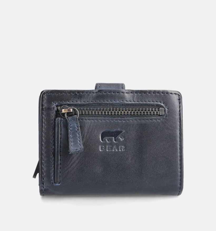 Bear Design Porte-monnaie zipp&eacute; en Bleu pour hommes, femmes (375828)