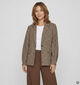 Vila Esmeralda Blazer en Brun pour femmes (382055)