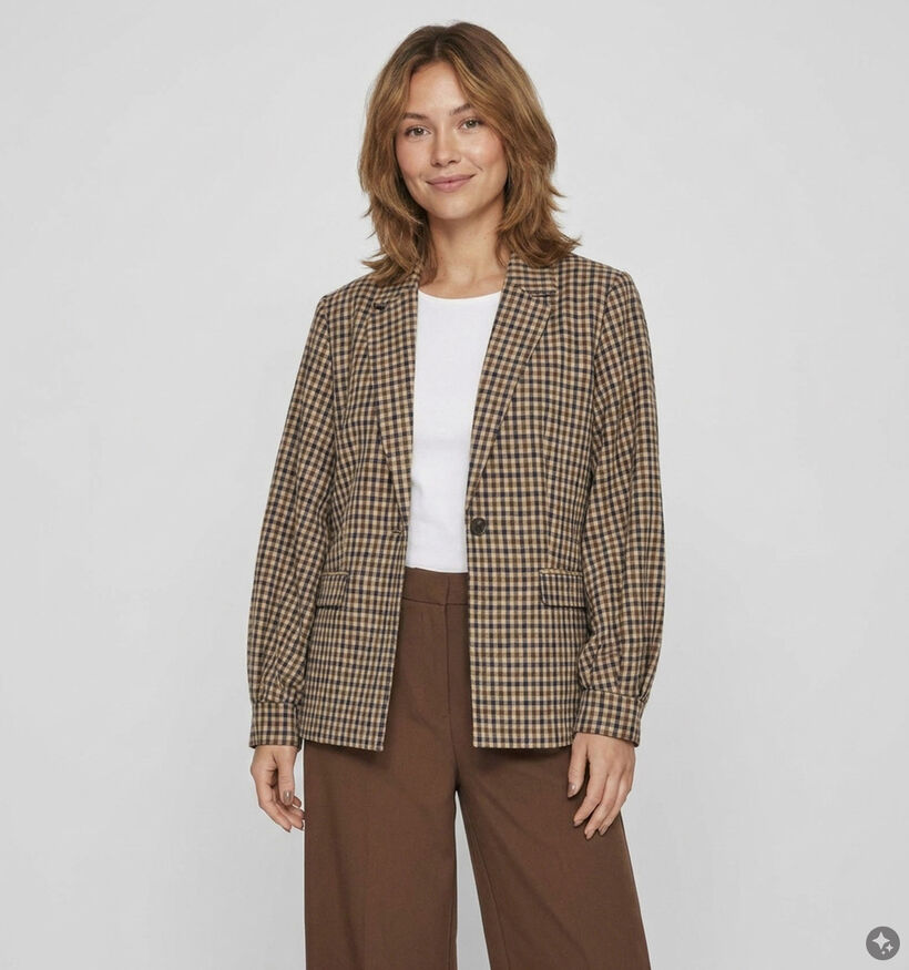 Vila Esmeralda Blazer en Brun pour femmes (382055)