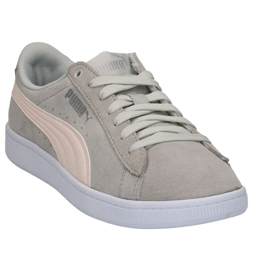 Puma Baskets basses en Beige foncé en daim (265634)