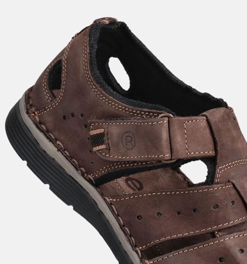 Rohde Donkerbruine Gesloten Sandalen voor heren (370980)
