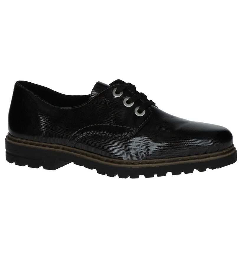 Rieker Chaussures à lacets en Gris foncé en cuir (222522)