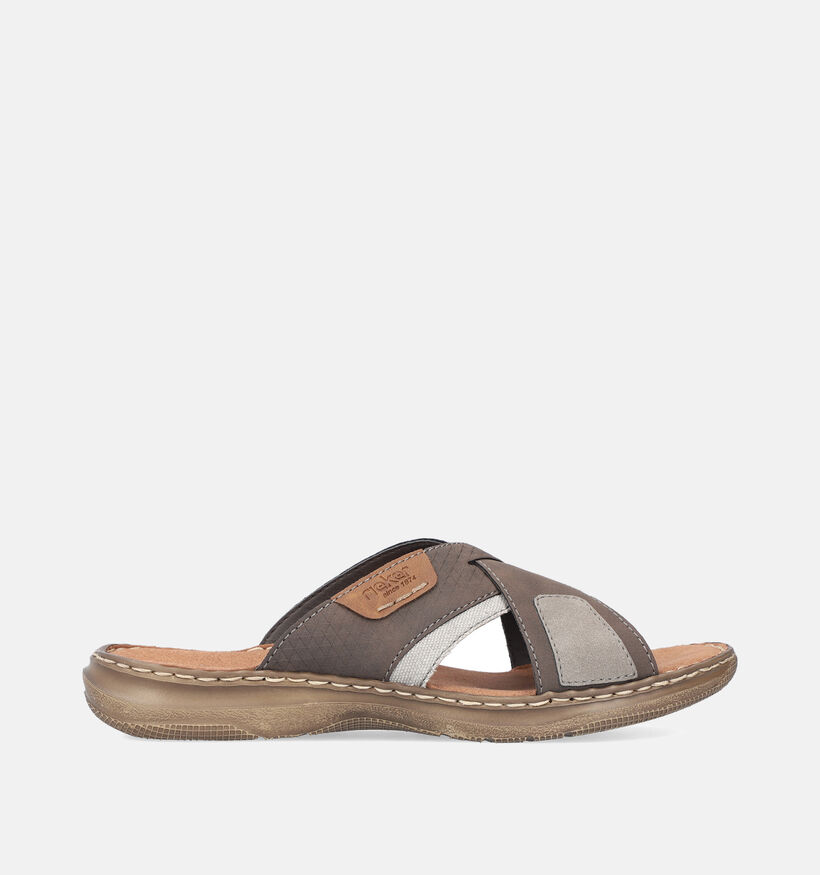 Rieker Bruine Slippers voor heren (354821)