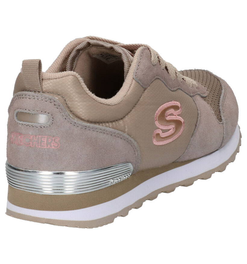 Skechers Gold'n Gurl Baskets en Bleu en daim (293947)