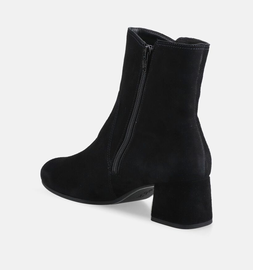 Gabor Comfort Bottines en Noir pour femmes (380095) - pour semelles orthop&eacute;diques