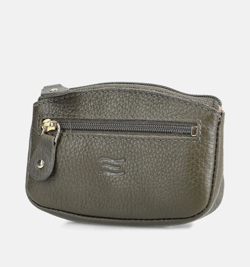 Crinkles Porte-monnaies zippé en Vert pour femmes (365754)