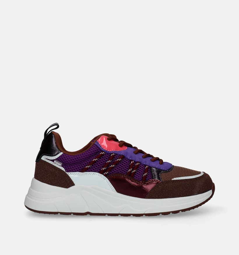 Posh by Poelman Bruine Sneakers voor dames (345005)