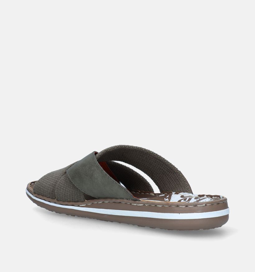 Rieker Kaki Slippers voor heren (339188)