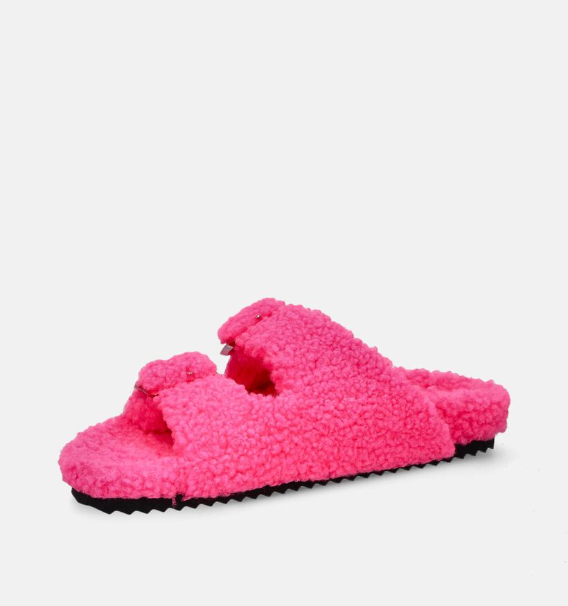 Colors of California Pantoufles ouvertes en Fuchsia pour femmes (300191)