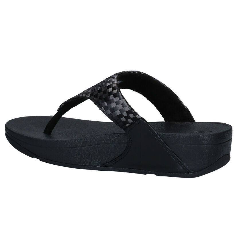 FitFlop Lulu Silky Roze Teenslippers in stof (286536)