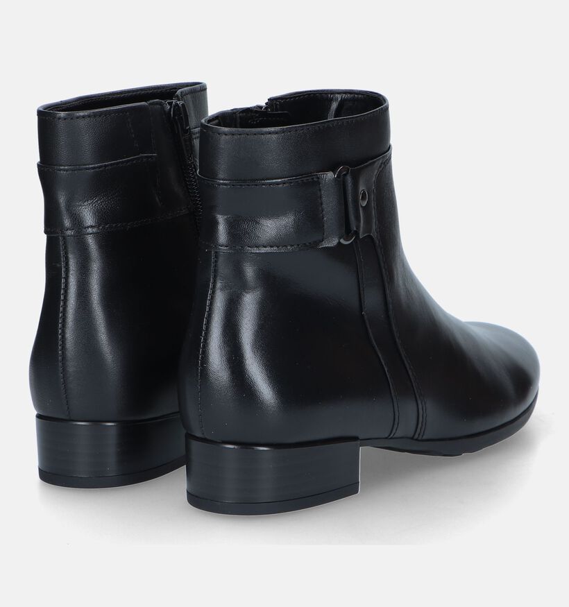 Comfort Bottines plates en Noir pour femmes (331196) - pour semelles orthopédiques