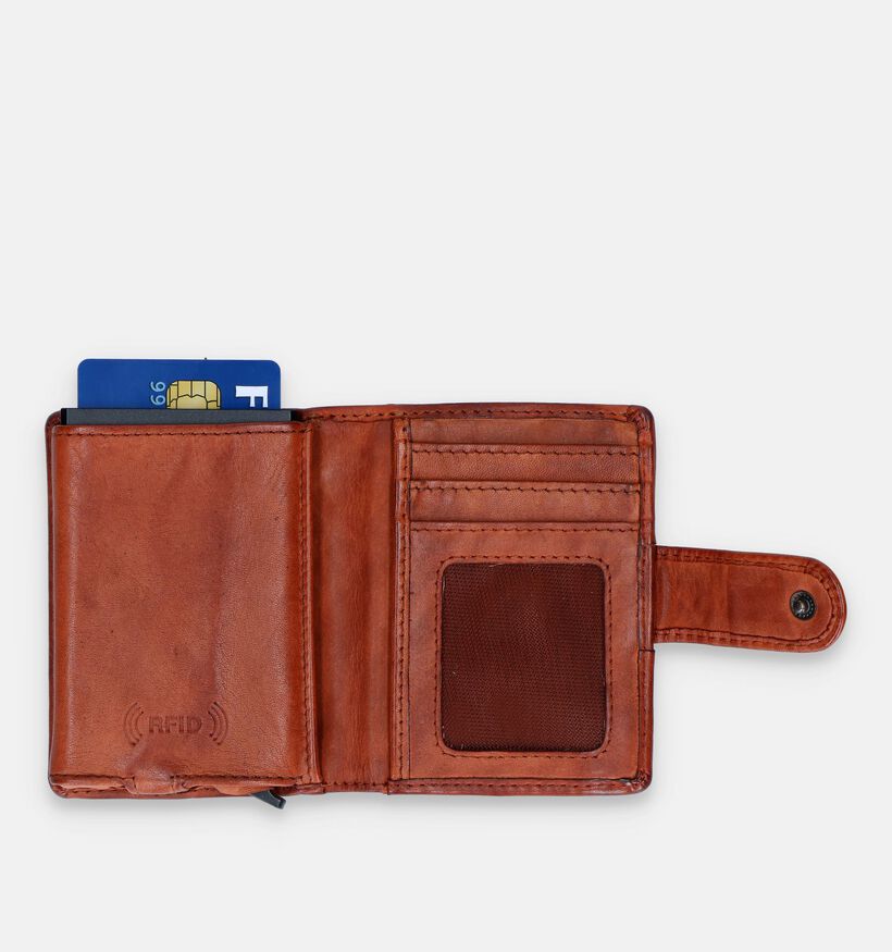 Bear Design Porte-cartes en Noir pour hommes (350748)