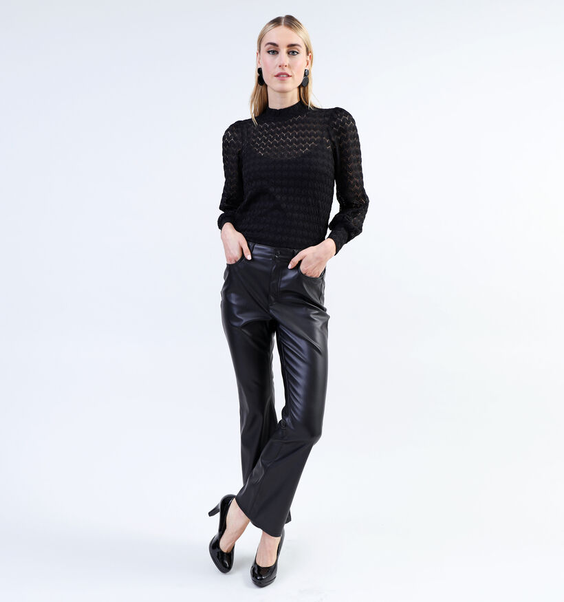 Vero Moda Selma Pantalon évasé L30 en Noir pour femmes (334143)