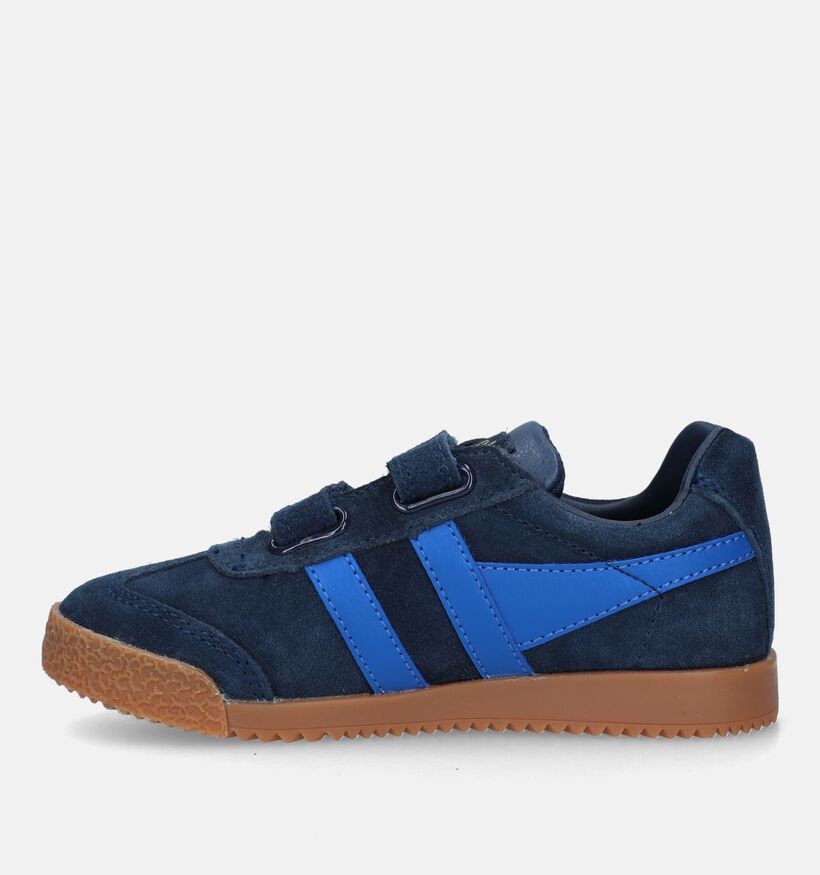 Gola Harrier Strap Baskets en Bleu pour filles, garçons (335822)