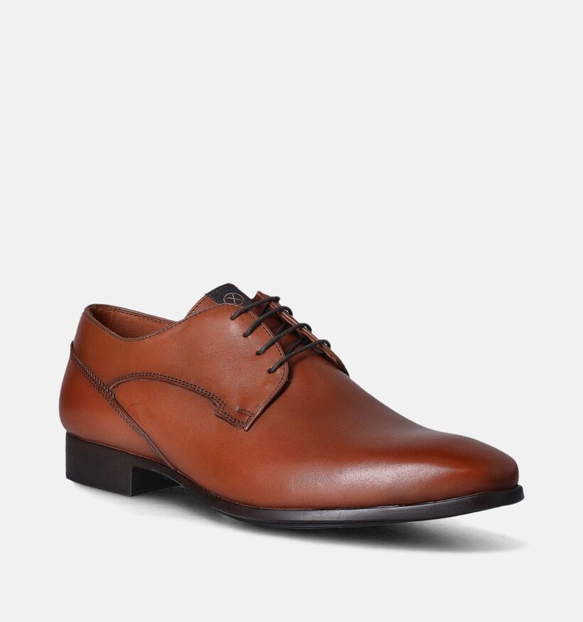 Ambiorix Latino Cognac Geklede veterschoen voor heren (357433)