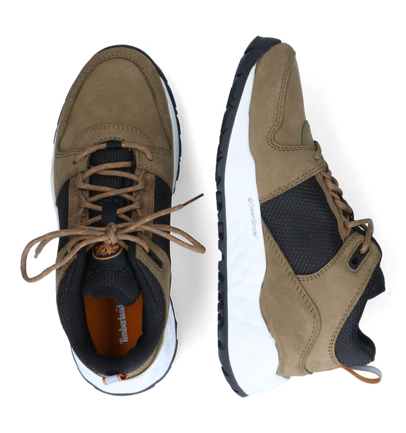 Timberland Solar Wave Kaki Bottines voor jongens (313038) - geschikt voor steunzolen