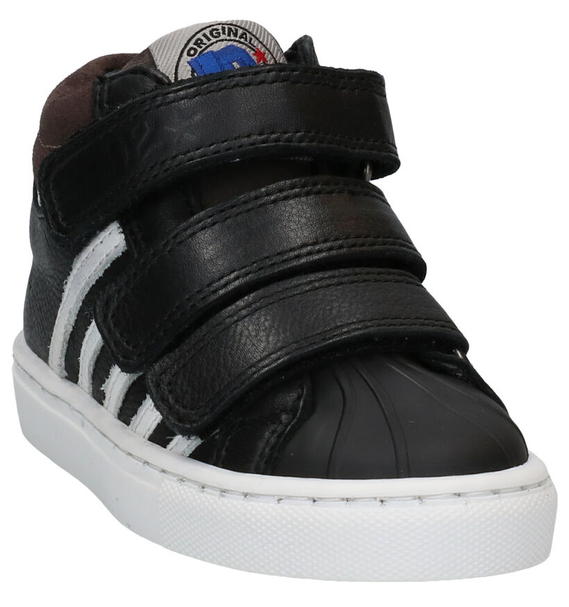 Little David Zwarte Bottines in leer (282914)