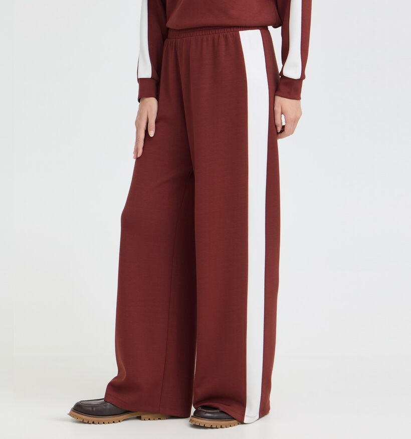 Fransa Fraurora Pantalon classique en Bordeaux pour femmes (377888)