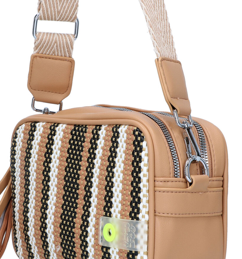 Refresh Cognac Crossbody Tas in kunstleer (327666)