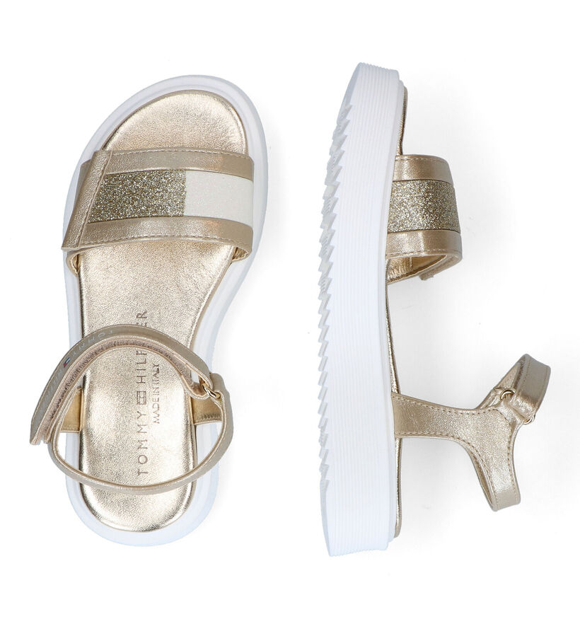 Tommy Hilfiger Gouden Sandalen in kunstleer (303913)