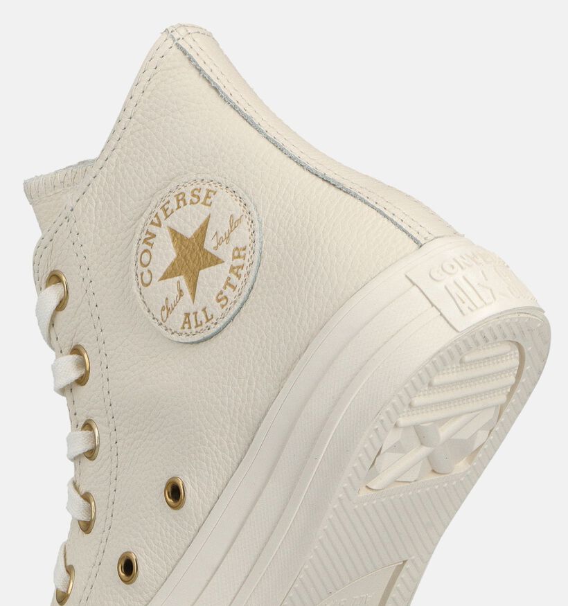 Converse Chuck Taylor All Star High Baskets montantes en Beige pour femmes (359973) - pour semelles orthopédiques