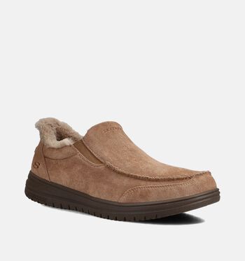 Skechers Pantoufles Noir/Beige