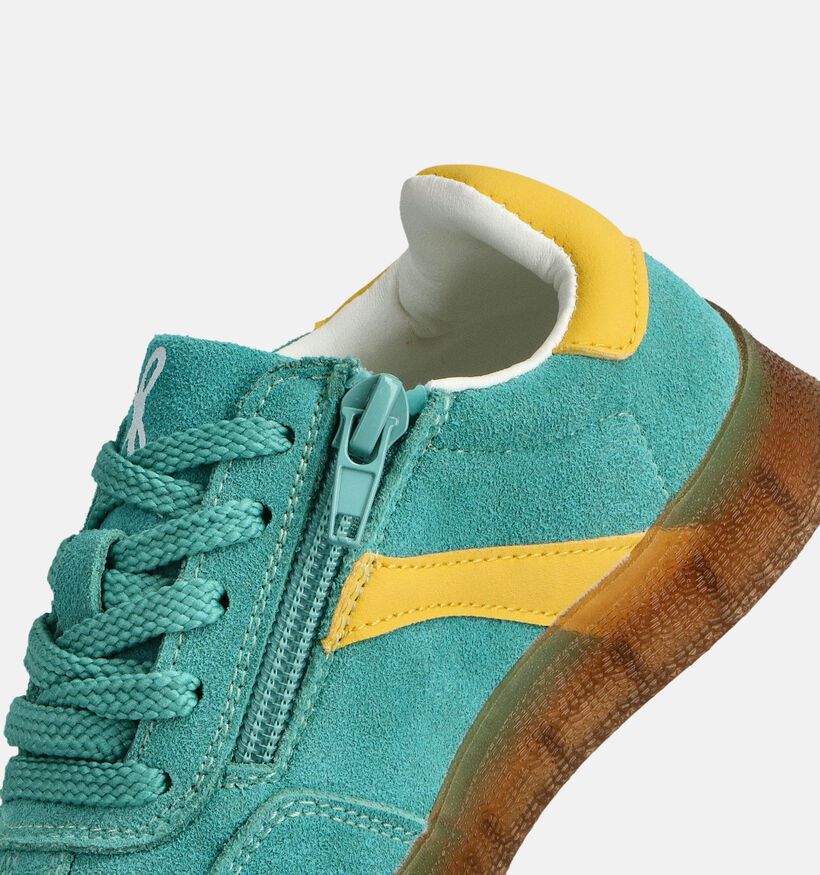 Milo & Mila Groene Sneakers voor meisjes, jongens (362979) - geschikt voor steunzolen