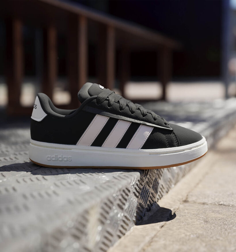 adidas Grand Court Zwarte Sneakers voor dames (359441) - geschikt voor steunzolen