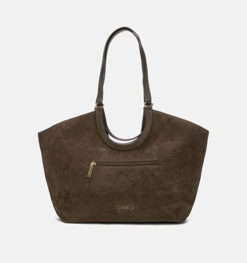 Carmela Sac &agrave; bandouli&egrave;re en Vert kaki pour femmes (380314)
