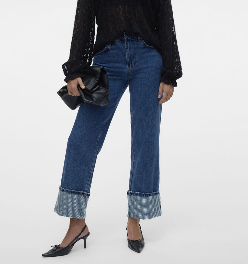 Vero Moda Chloe Blauwe Straight leg jeans L30 voor dames (354058)