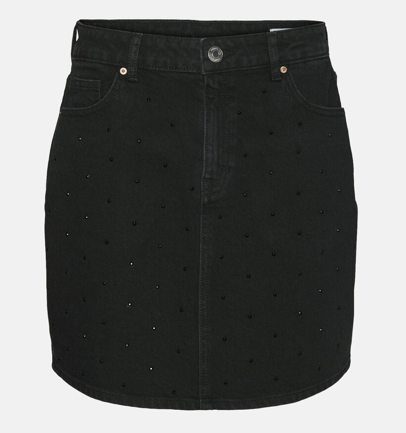 Vero Moda Tessa Zwarte Korte jeansrok voor dames (349030)