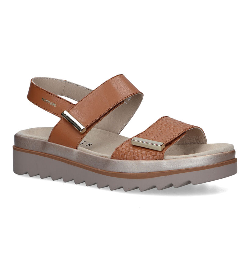 Mephisto Dominca Sandales en Cognac en cuir (323319)