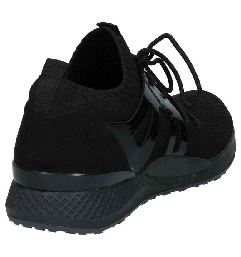 Youh! Zwarte Slip-on Sneakers in stof (253789)