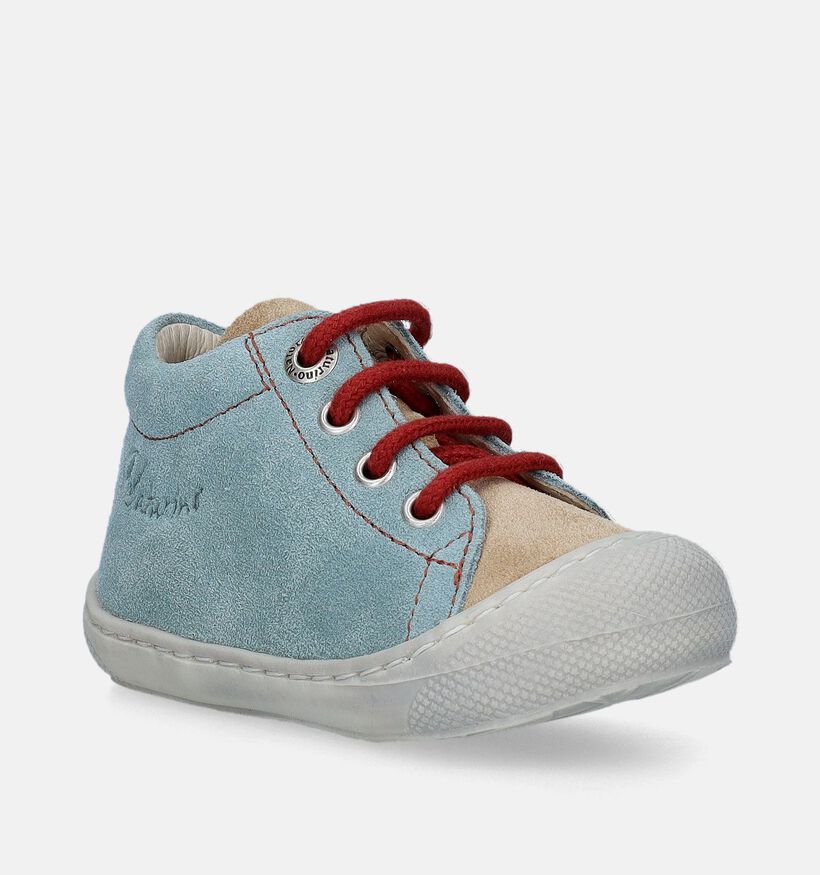 Naturino Cocoon Suede Chaussures pour bébé en Bleu pour filles, garçons (339047)