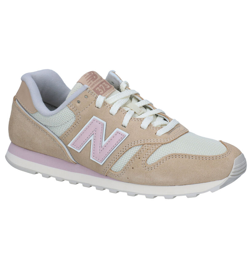 New Balance WL373 Baskets en Beige pour femmes (293659) - pour semelles orthopédiques